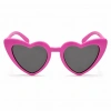 Fuşya Pembe Retro Kalp Gözlük – 80’ler 90’lar Stil Parti Gözlüğü