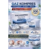 Gaz Kompres 7,5x7,5 cm 4 Katlı Steril 200 Adet Tel Tel Spanç Pansuman Bezi (2KUTU)