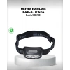 Gece Balıkçılığı İçin Ultra Parlak Şarjlı Kafa Lambası | 4 Işık Modu + USB Şarj