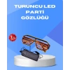 Gece Eğlencelerine Özel Renkli LED Işıklı Gözlük