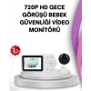 Gece Görüşlü Bebek Kamerası Ninni ve Alarm Özellikli