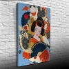 Geleneksel Kıyafetli Japon Kadın Kanvas Tablo 50 x 70