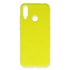 General Mobile GM 10 Kılıf Nano içi Kadife Silikon - Sarı