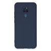 General Mobile GM 20 Kılıf Nano içi Kadife Silikon - Lacivert