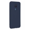 General Mobile GM 20 Kılıf Nano içi Kadife Silikon - Lacivert