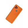General Mobile GM 21 Kılıf Nano içi Kadife Silikon - Turuncu