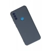 General Mobile GM 21 Plus Kılıf Nano içi Kadife Silikon - Gri