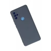 General Mobile GM 21 Pro Kılıf Nano içi Kadife Silikon - Gri