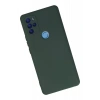 General Mobile GM 21 Pro Kılıf Nano içi Kadife Silikon - Koyu Yeşil