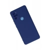 General Mobile GM 21 Pro Kılıf Nano içi Kadife Silikon - Lacivert
