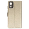 General Mobile GM 23 SE Trend S Plus Kapaklı Kılıf - Gold