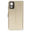 General Mobile GM 23 SE Trend S Plus Kapaklı Kılıf - Gold