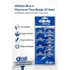 Gillette Blue 2 Maximum Tıraş Bıçağı 10 Adet Çift Bıçaklı Kullan At Erkek Tıraş Jileti