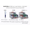 Gold Police GP-001 3 in 1 Laser Pointer + 2 LED Işıklı El Feneri Anahtarlıklı 1 Adet