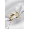 Gold Renk Vintage Model Kadın Yüzük