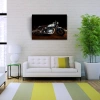 Gri Klasik Naked Motosiklet Kanvas Tablo 50 x 70