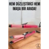 Hem Düzleştirici Hem Maşa Saç Şekillendirici