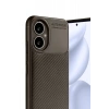Honor 400 Kılıf Auto Focus Karbon Kapak - Kahverengi