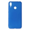Huawei Honor 8C Kılıf First Silikon - Mavi