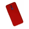 Huawei Mate 20 Lite Kılıf Nano içi Kadife Silikon - Kırmızı