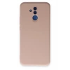 Huawei Mate 20 Lite Kılıf Nano içi Kadife Silikon - Pudra