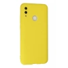 Huawei P Smart 2019 Kılıf Nano içi Kadife Silikon - Sarı
