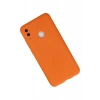 Huawei P Smart 2019 Kılıf Nano içi Kadife Silikon - Turuncu