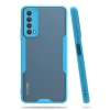 Huawei P Smart 2021 Kılıf Platin Silikon - Mavi