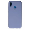 Huawei P20 Lite Kılıf Nano içi Kadife Silikon - Lila