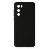 Huawei P40 Kılıf First Silikon - Siyah