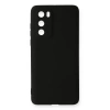 Huawei P40 Kılıf First Silikon - Siyah