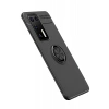 Huawei P40 Kılıf Range Yüzüklü Silikon - Siyah