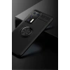Huawei P40 Kılıf Range Yüzüklü Silikon - Siyah