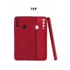 Huawei Y6P Kılıf First Silikon - Bordo