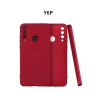 Huawei Y6P Kılıf First Silikon - Bordo