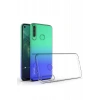 Huawei Y6P Kılıf Lüx Şeffaf Silikon - Şeffaf