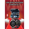 İkili Set Akıllı Saat Ve Bluetooth Kulaklık Kablosuz Uzun Pil Ömrü Spor Modları