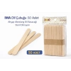 İMA Dil Çubuğu 50 Adet Ahşap Abeslang Steril Olmayan Tahta Dil Basacağı 1 Paket
