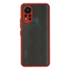 İnfinix Hot 11s Kılıf Montreal Silikon Kapak - Kırmızı