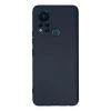 İnfinix Hot 11s Kılıf Nano içi Kadife Silikon - Lacivert