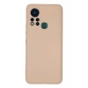 İnfinix Hot 11s Kılıf Nano içi Kadife Silikon - Pudra