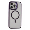 iPhone 14 Pro Kılıf Roblox Lens Magsafe Standlı Kapak - Derin Mor