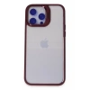 iPhone 14 Pro Kılıf Roblox Lens Standlı Kapak - Bordo