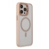 iPhone 15 Pro Kılıf Roblox Lens Magsafe Standlı Kapak - Pudra