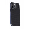 iPhone 15 Pro Max Kılıf Aramid 600D Kevlar Karbon Fiber Magsafe Kapak - Lacivert