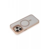 iPhone 15 Pro Max Kılıf Roblox Lens Magsafe Standlı Kapak - Pudra