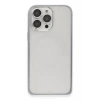 iPhone 15 Pro Max Metal Bumper Mat Kapak - Gri