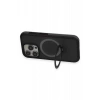 iPhone 15 Pro Zorda Airbag Magsafe Standlı Kapak - Lacivert