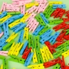 İpli Mini Mandal Seti - 50li Paket - Karışık Renkli Set