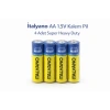 İtalyano AA 1.5V Kalem Pil 4 Adet Super Heavy Duty 1 Paket